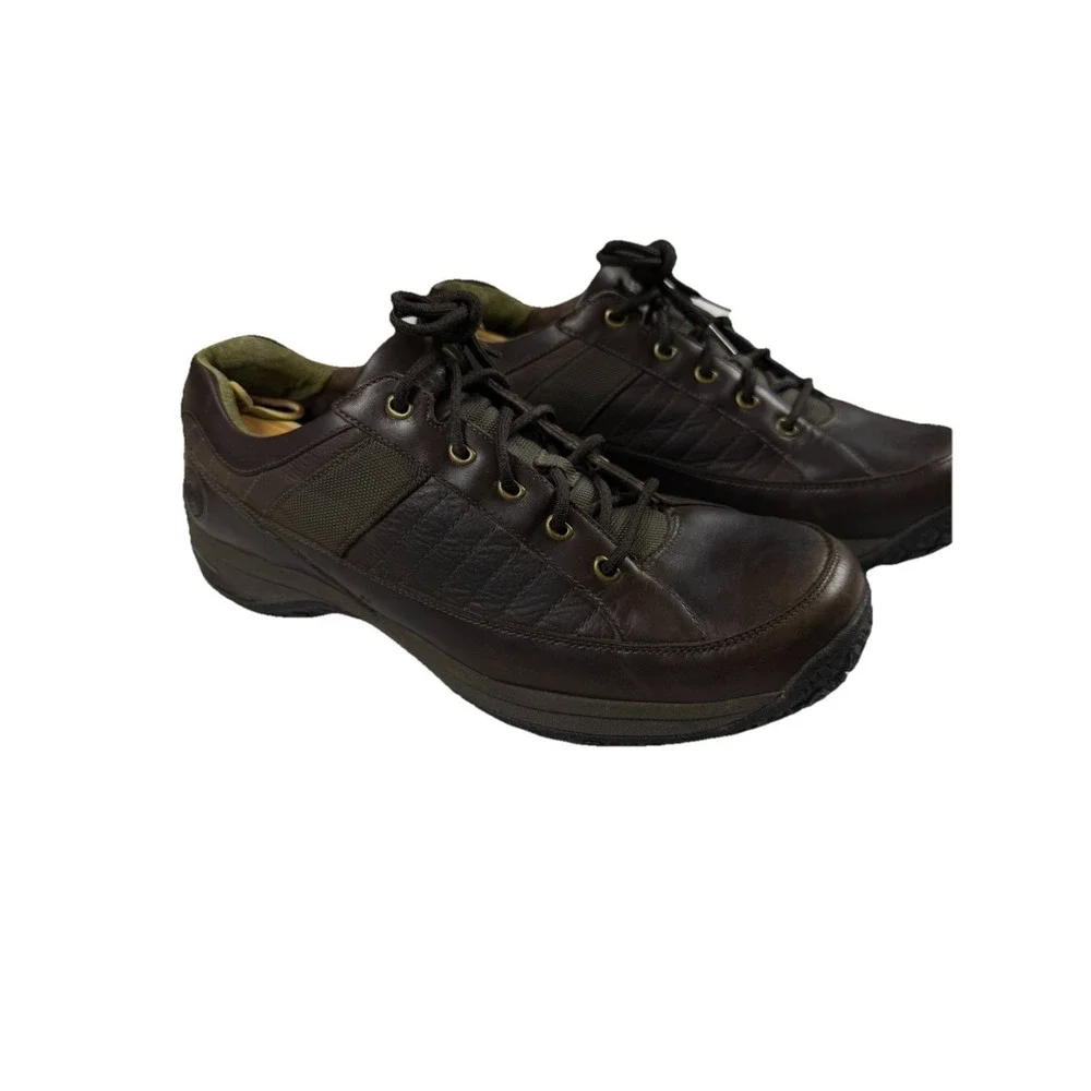 Dunham Waterproof‎ Men's Leather Shoes Brown Lace Up Sz 15 Comfort UGG Insole